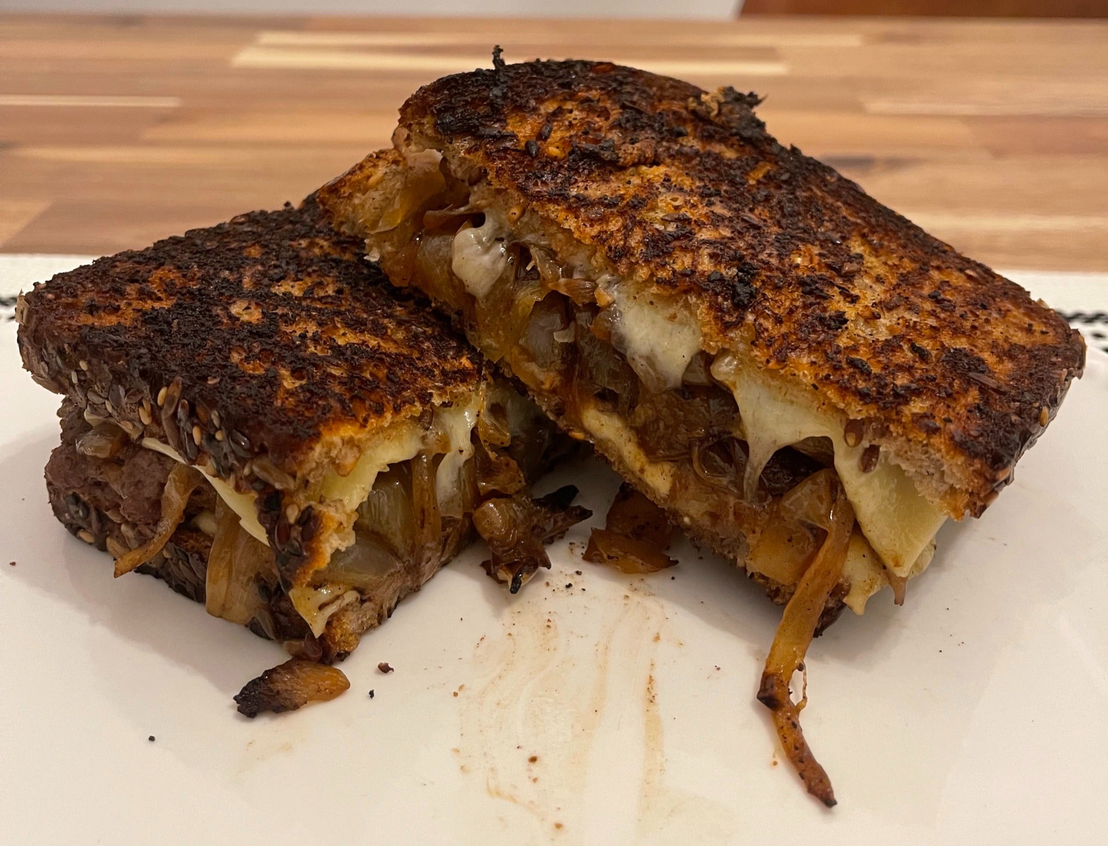 Classic Patty Melt, With a Venison Twist
