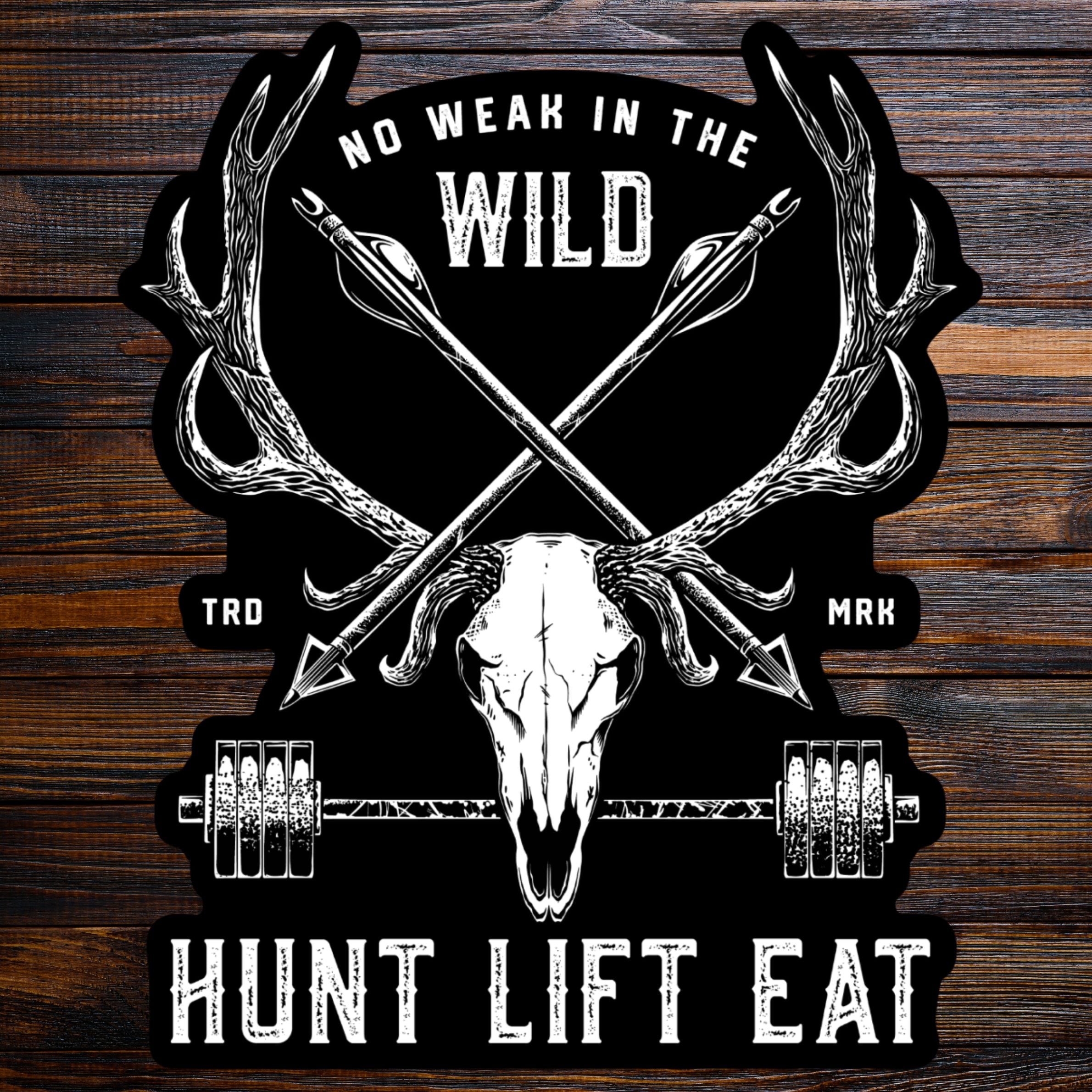 Elk Skull Sticker