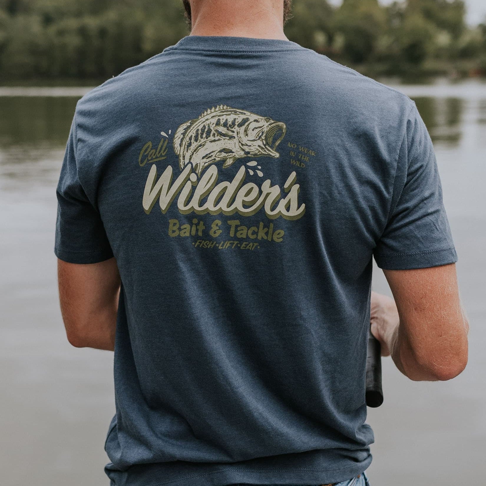 Bait & Tackle- T Navy Heather / Extra Large