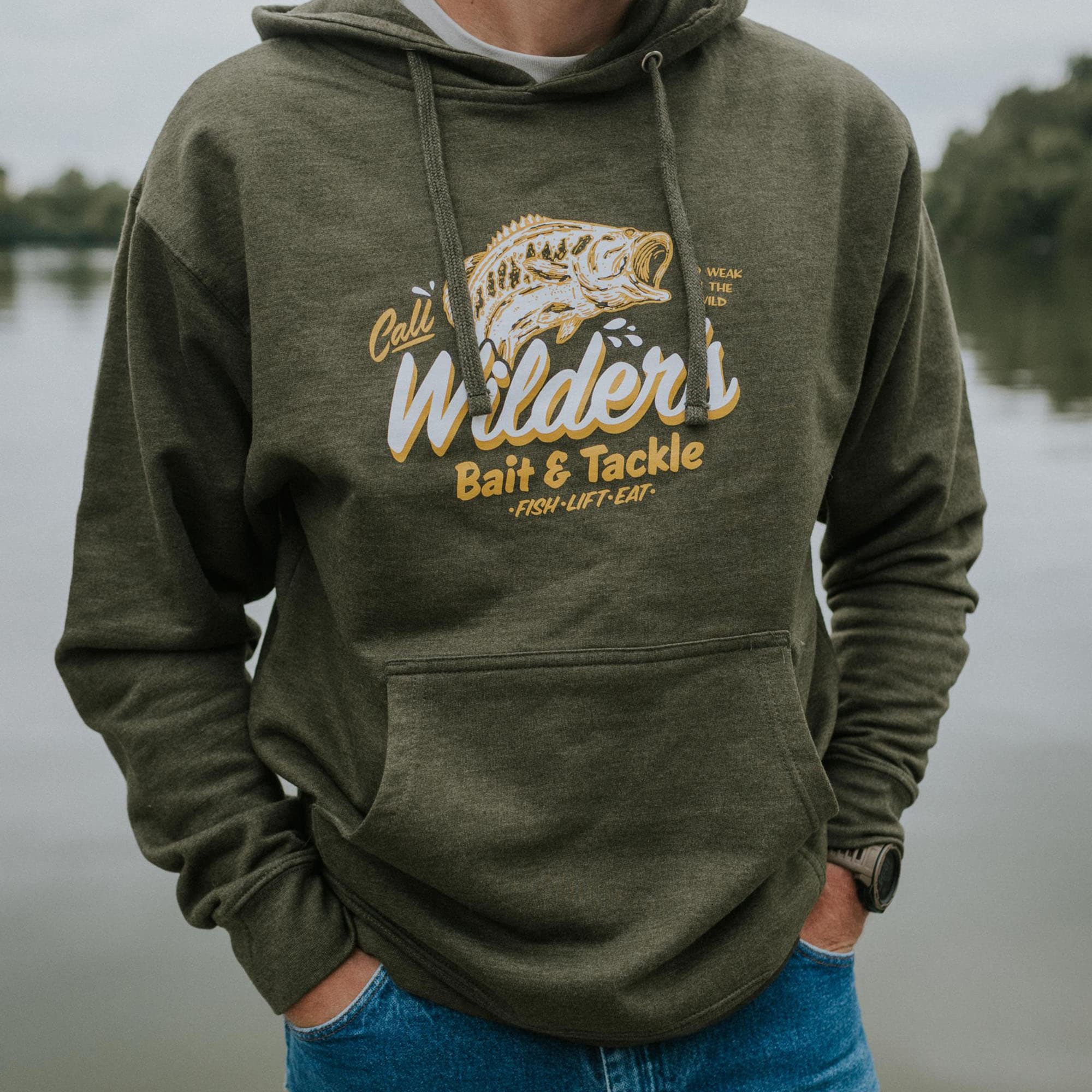 Bait & Tackle Hoodie - #color_Military-Heather