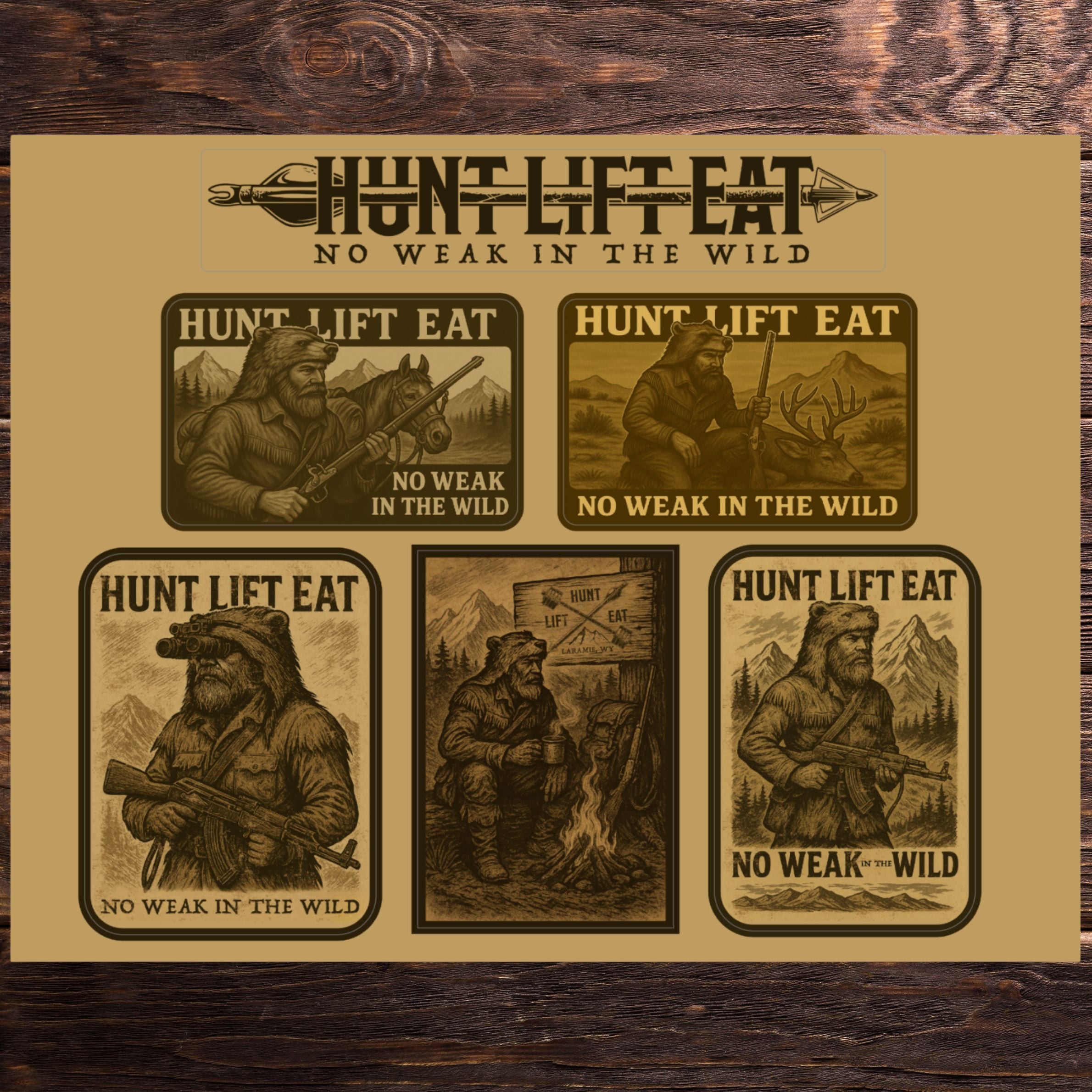 Mountain Man Sticker Sheet