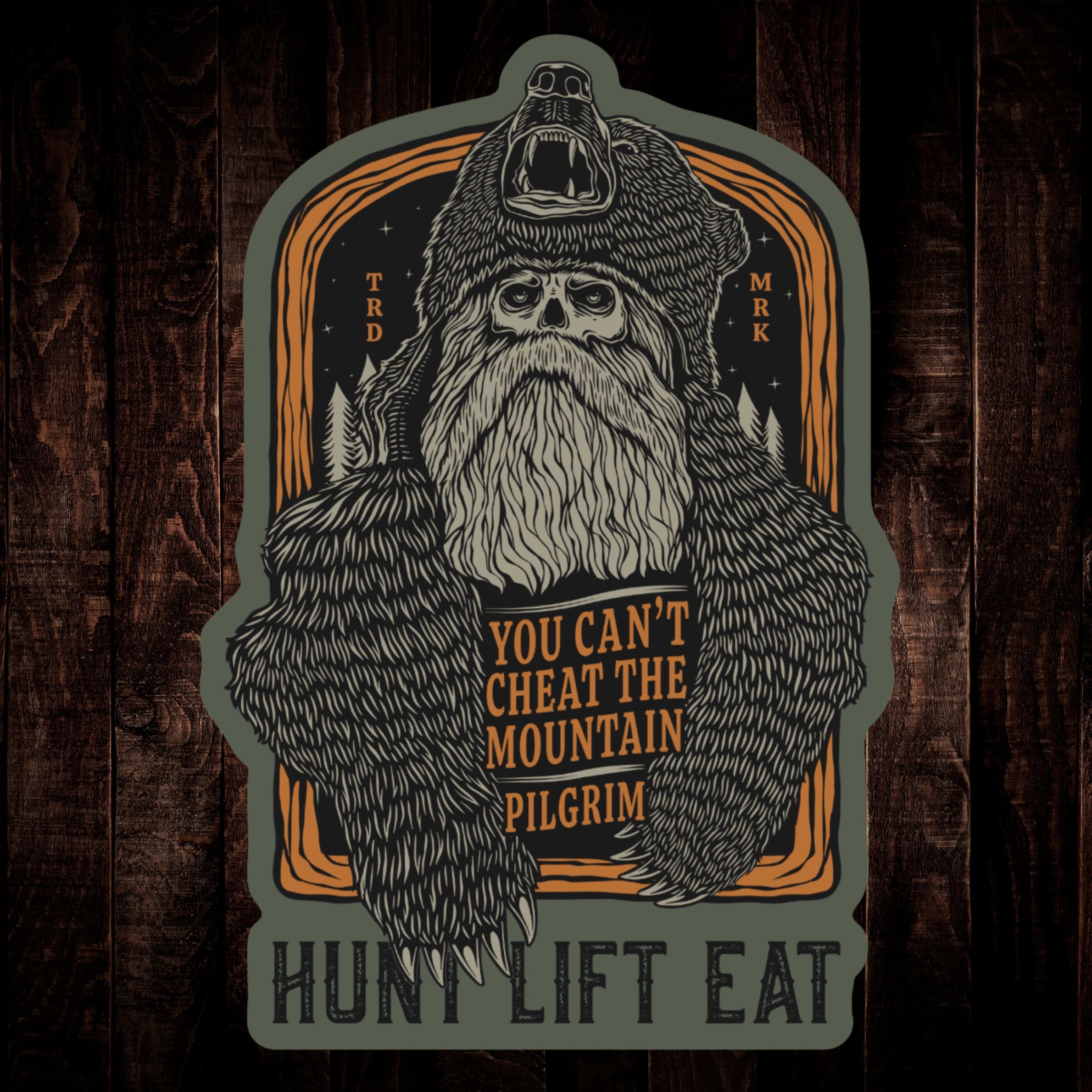 Mountain Man Sticker
