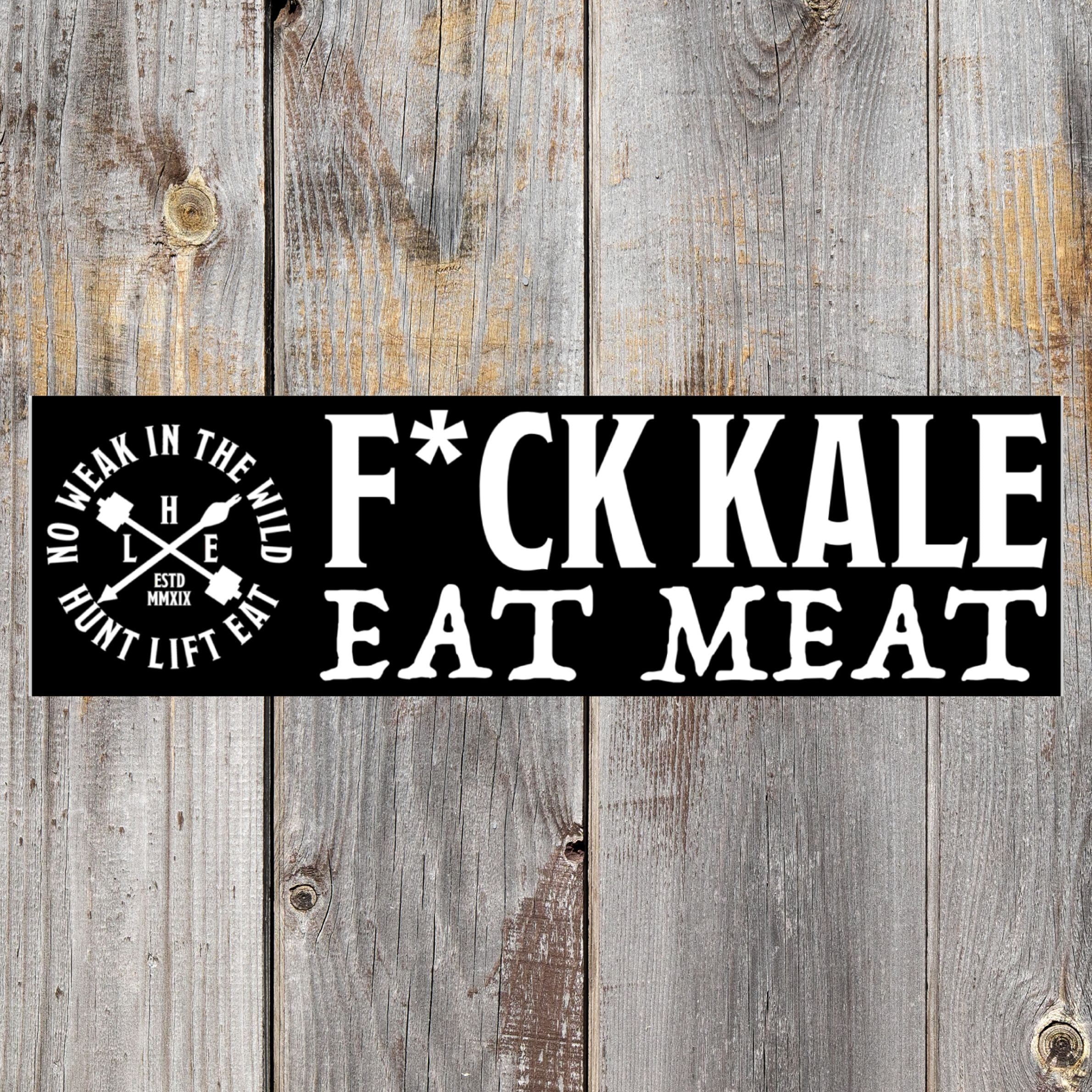 F*CK KALE Bumper Sticker