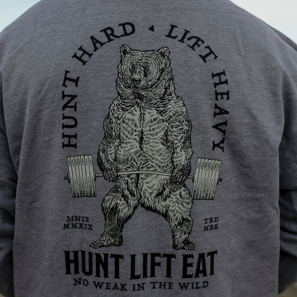 Deadlifting Bear Hoodie