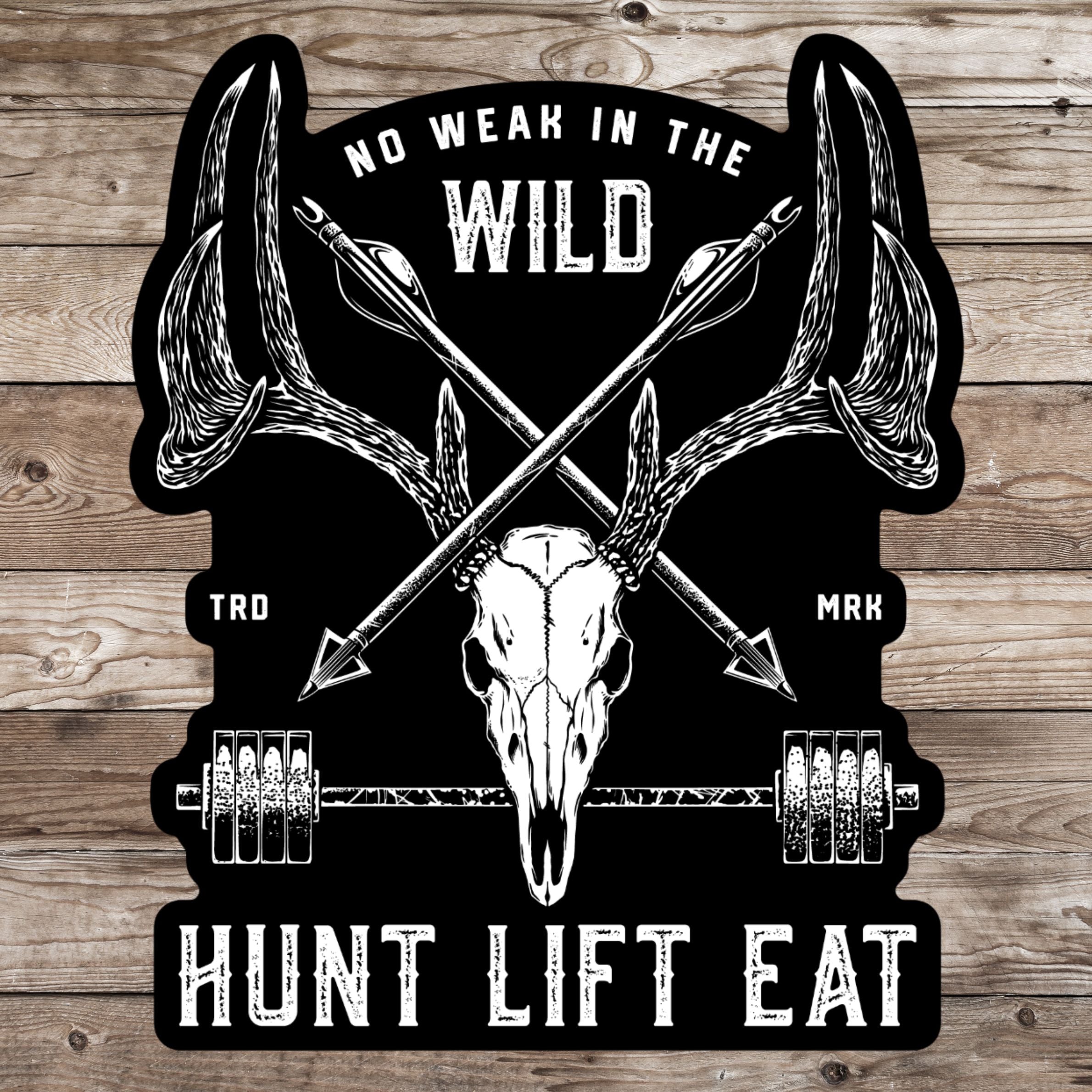 Whitetail Skull Sticker