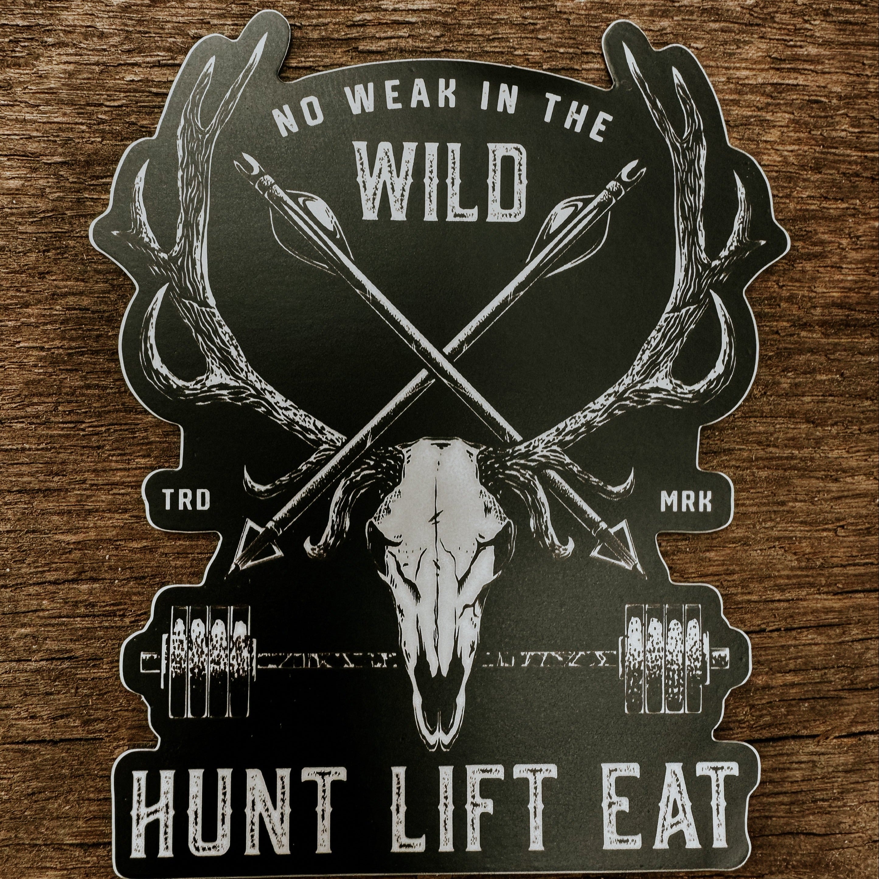 Elk Skull Sticker