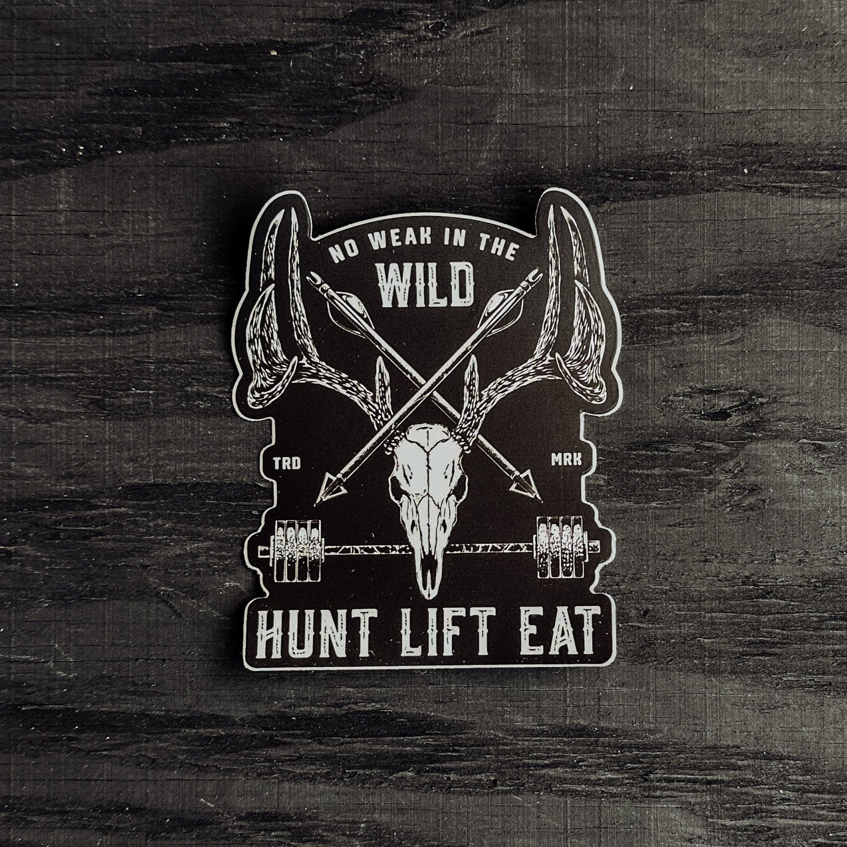Whitetail Skull Sticker