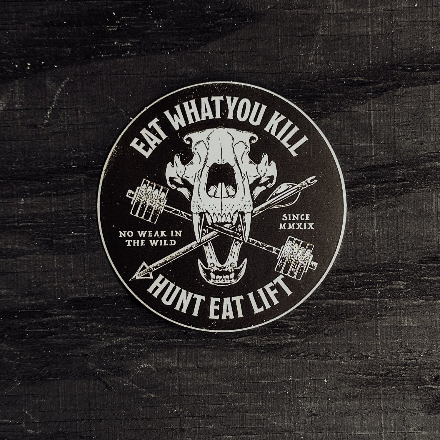Bear Skull Sticker