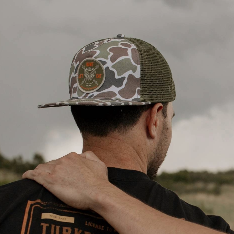 🎁 Kettlebell Flat Bill Meshback (100% off)