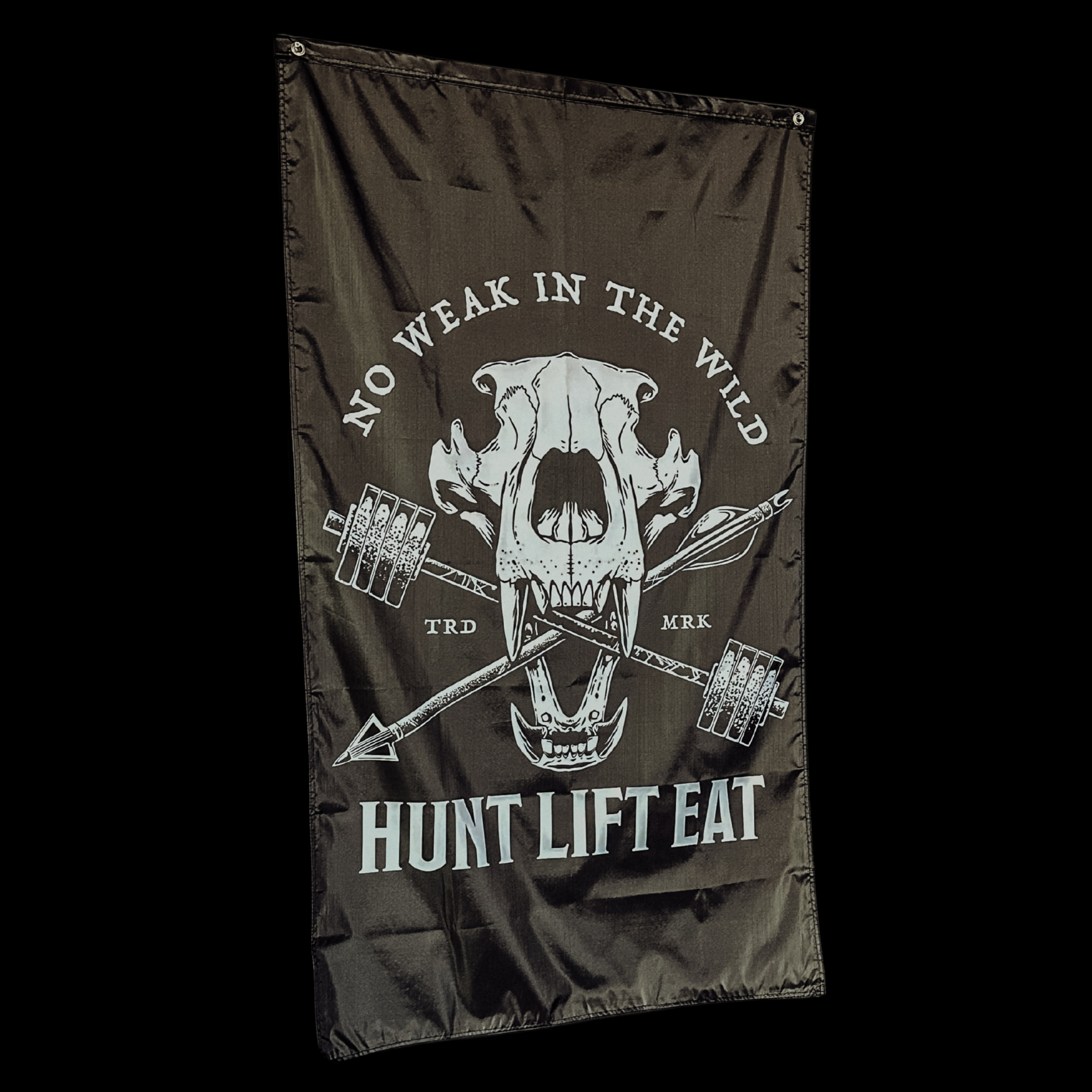 Bear Skull Flag- Vertical